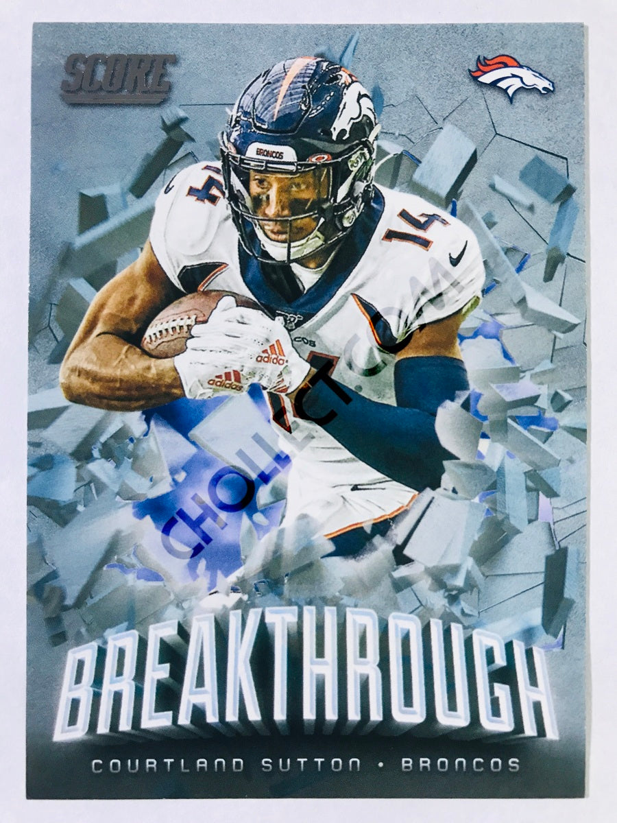 Courtland Sutton - Denver Broncos 2020 Panini Score Breakthrough Insert #4