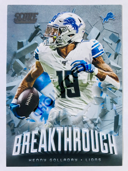 Kenny Golladay - Detroit Lions 2020 Panini Score Breakthrough Insert #10