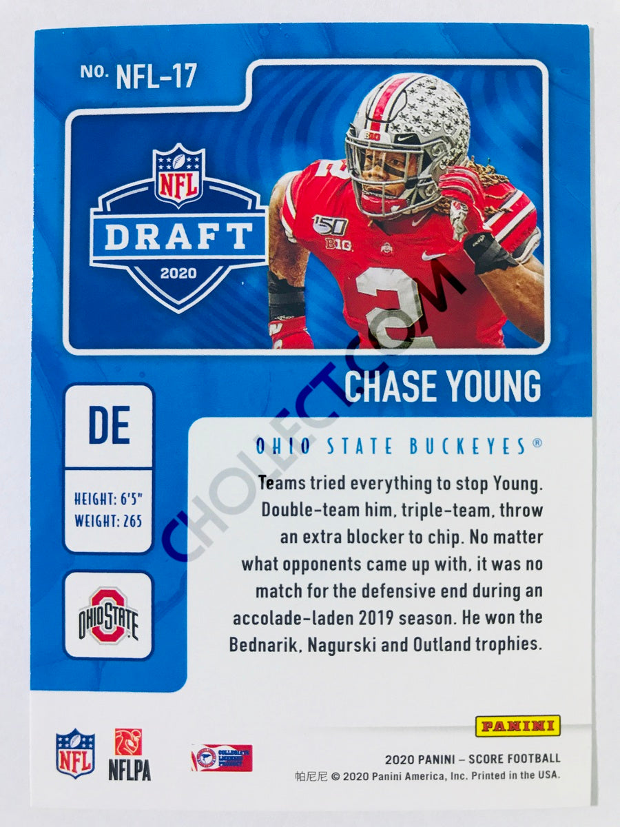 Chase Young - Ohio State Buckeyes 2020 Panini Score NFL Draft Insert #17