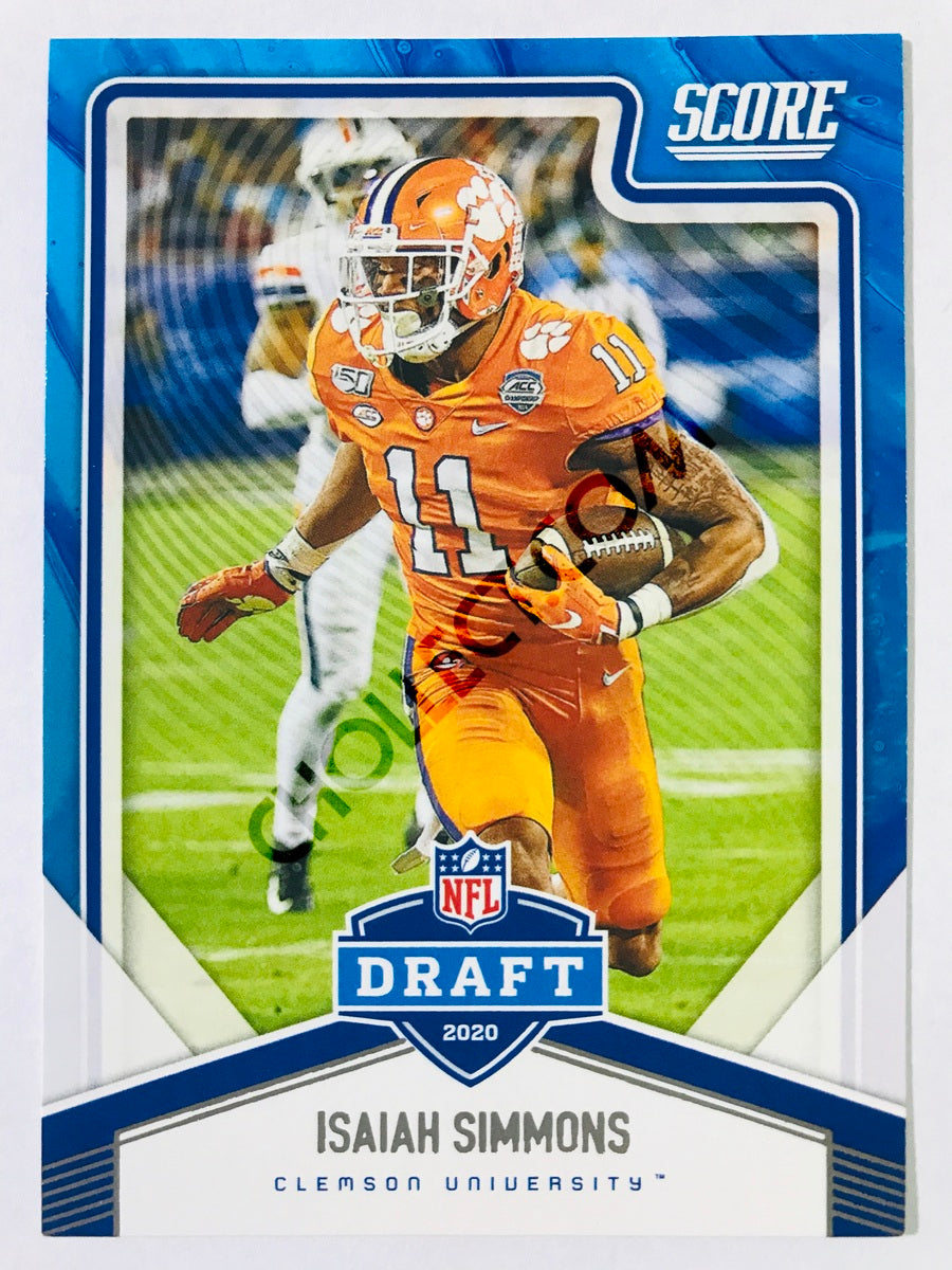 Isaiah Simmons - Clemson Tigers 2020 Panini Score NFL Draft Insert #19