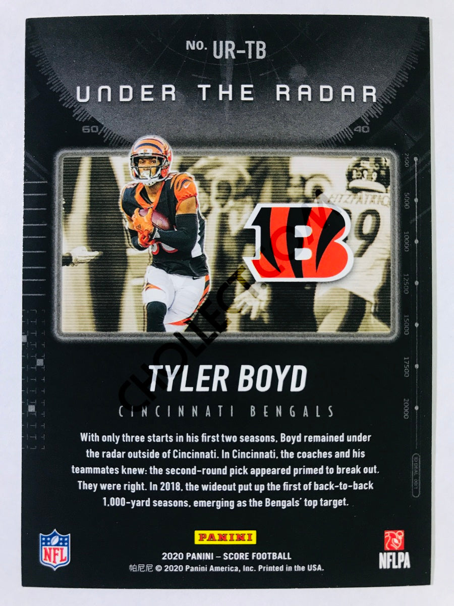 Tyler Boyd - Cincinnati Bengals 2020 Panini Score Under The Radar Insert #16