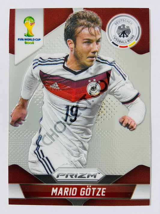 Mario Goetze - Germany 2014 Panini Prizm FIFA World Cup Brasil #89