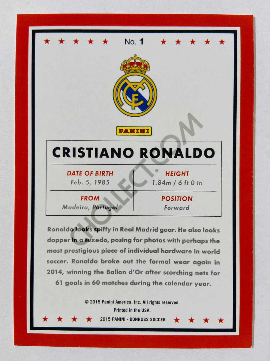 Cristiano Ronaldo - Real Madrid 2015 Panini Donruss #1