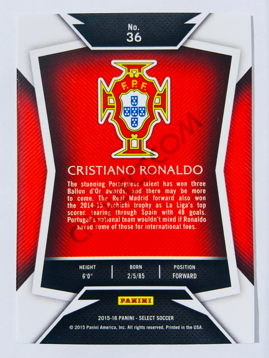 Cristiano Ronaldo - Portugal 2015-16 Panini Select Soccer #36
