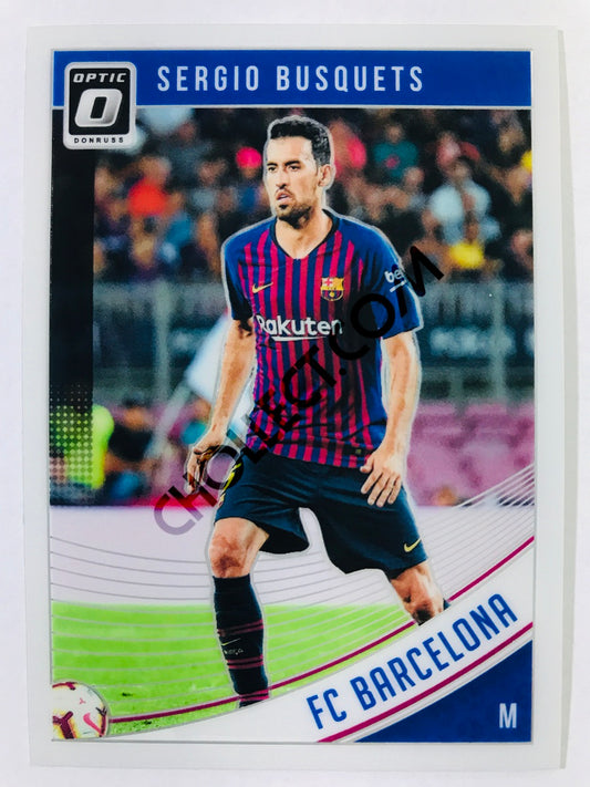 Sergio Busquets - FC Barcelona 2018-19 Panini Donruss Optic #4