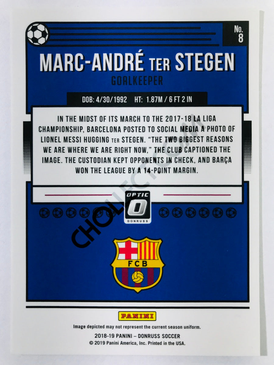 Marc-Andre ter Stegen - FC Barcelona 2018-19 Panini Donruss Optic #8