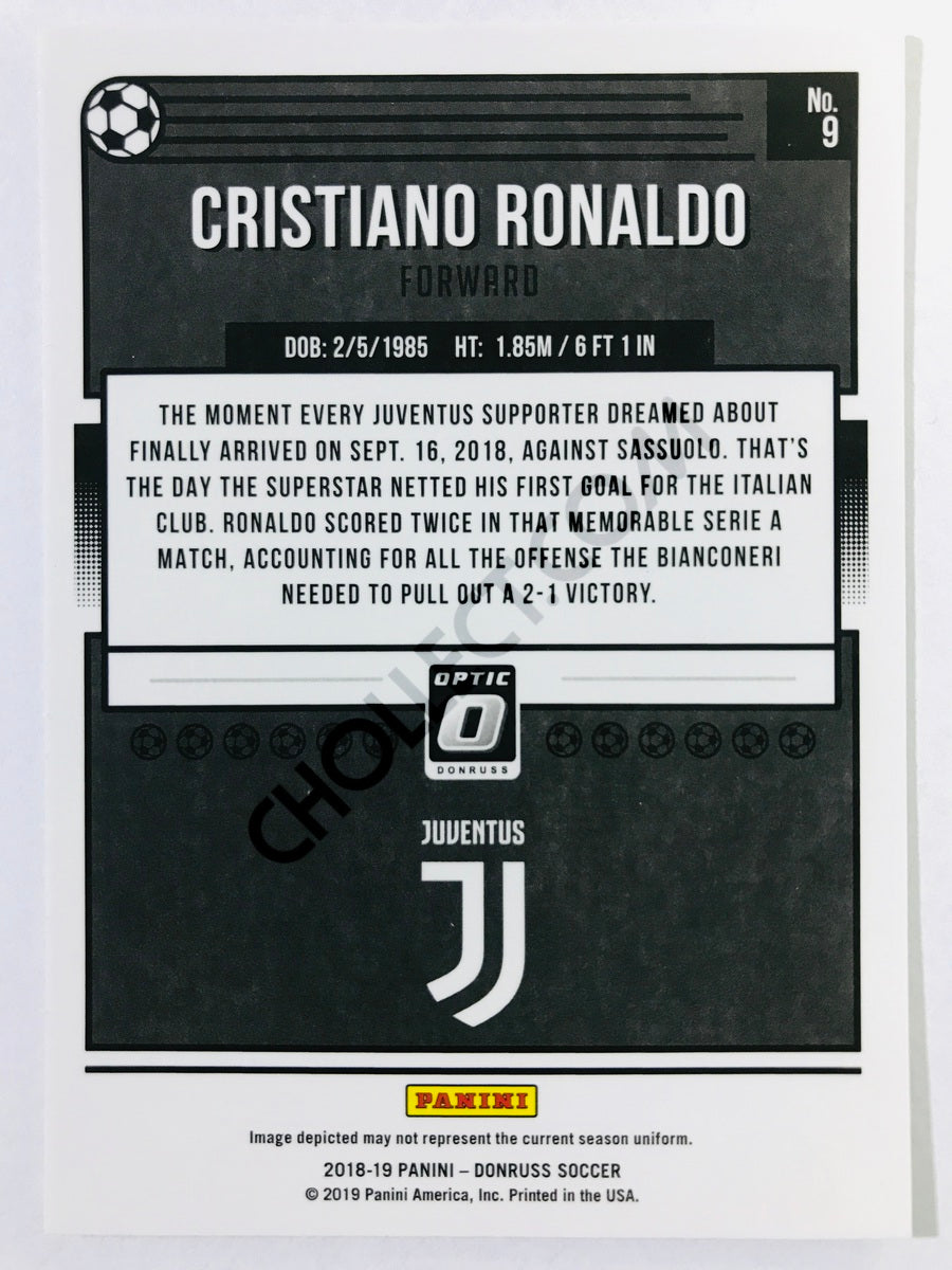 Cristiano Ronaldo - Juventus 2018-19 Panini Donruss Optic #9