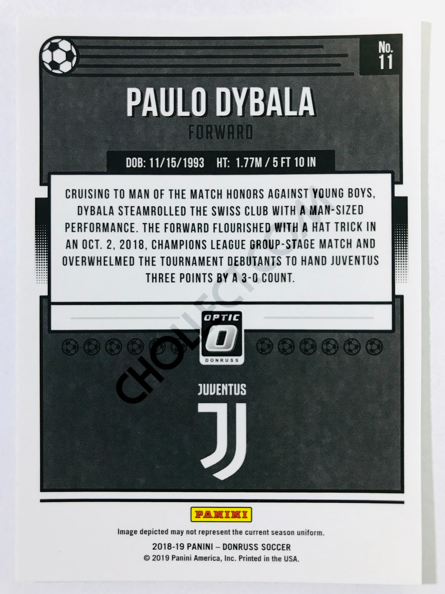 Paulo Dybala - Juventus 2018-19 Panini Donruss Optic #11