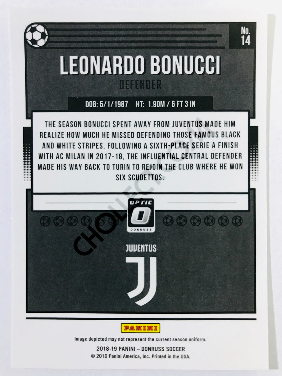 Leonardo Bonucci - Juventus 2018-19 Panini Donruss Optic #14