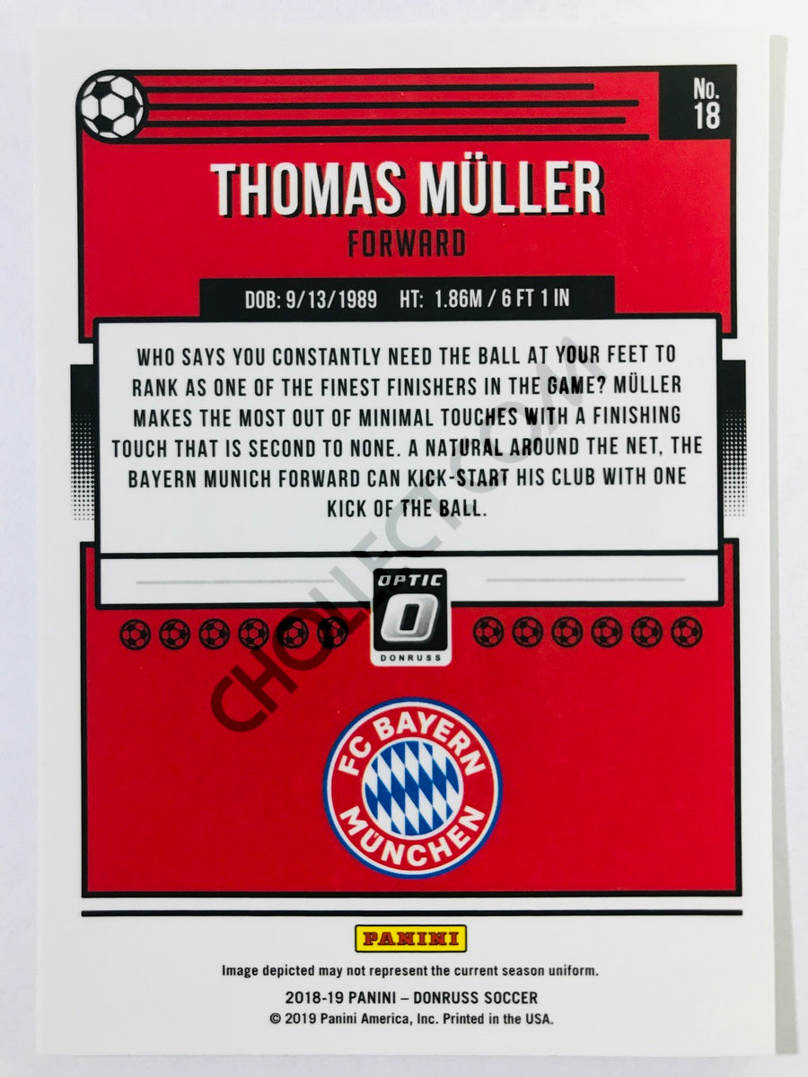 Thomas Muller - FC Bayern Munich 2018-19 Panini Donruss Optic #18