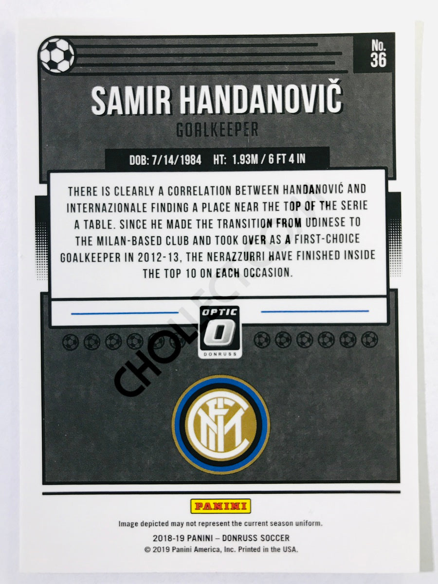 Samir Handanovic - FC Internazionale 2018-19 Panini Donruss Optic #36