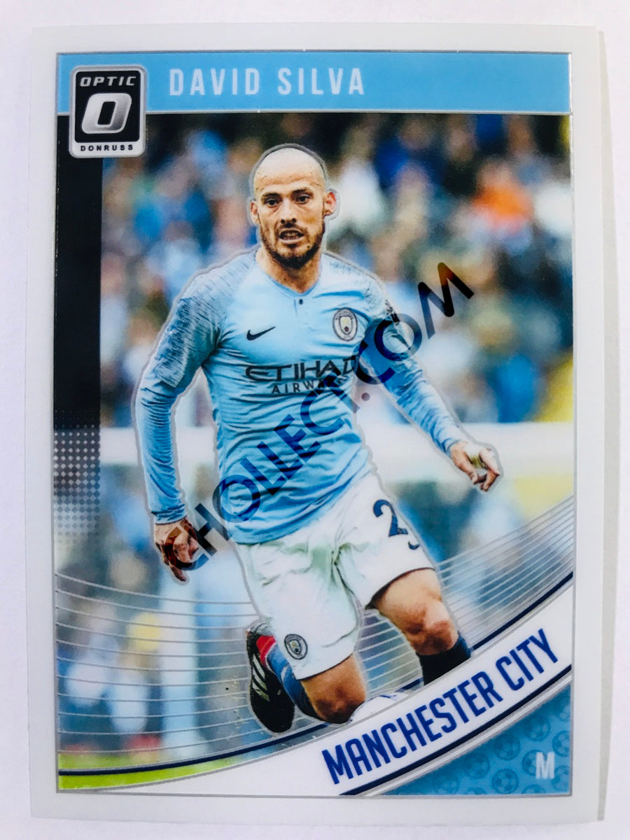 David Silva - Manchester City 2018-19 Panini Donruss Optic #42