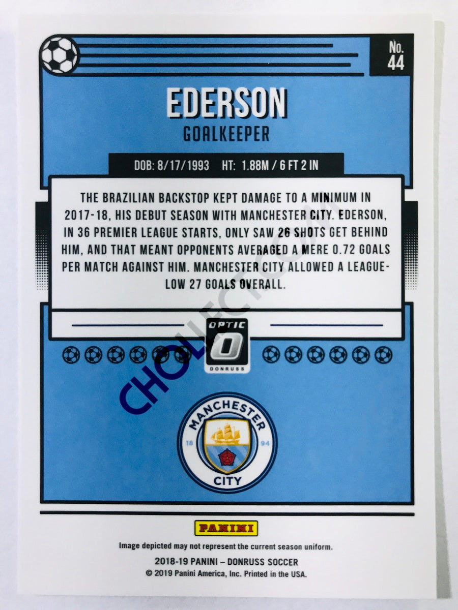 Ederson - Manchester City 2018-19 Panini Donruss Optic #44