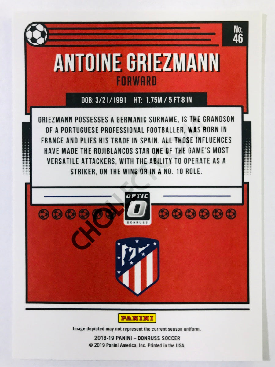 Antoine Griezmann - Atlético de Madrid 2018-19 Panini Donruss Optic #46