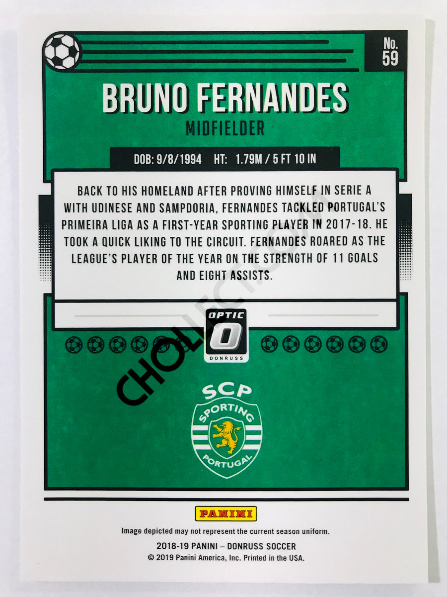 Bruno Fernandes - Sporting CP 2018-19 Panini Donruss Optic #59