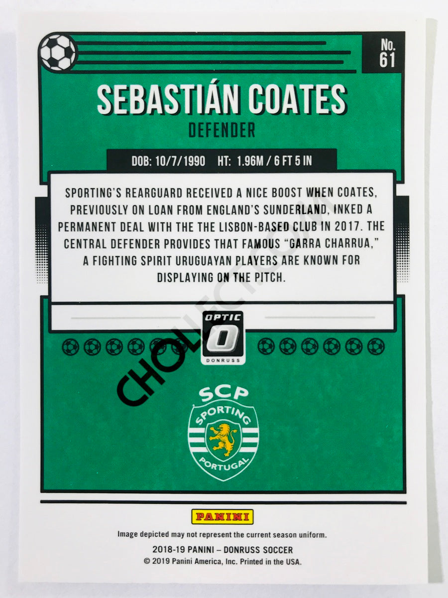 Sebastian Coates - Sporting CP 2018-19 Panini Donruss Optic #61