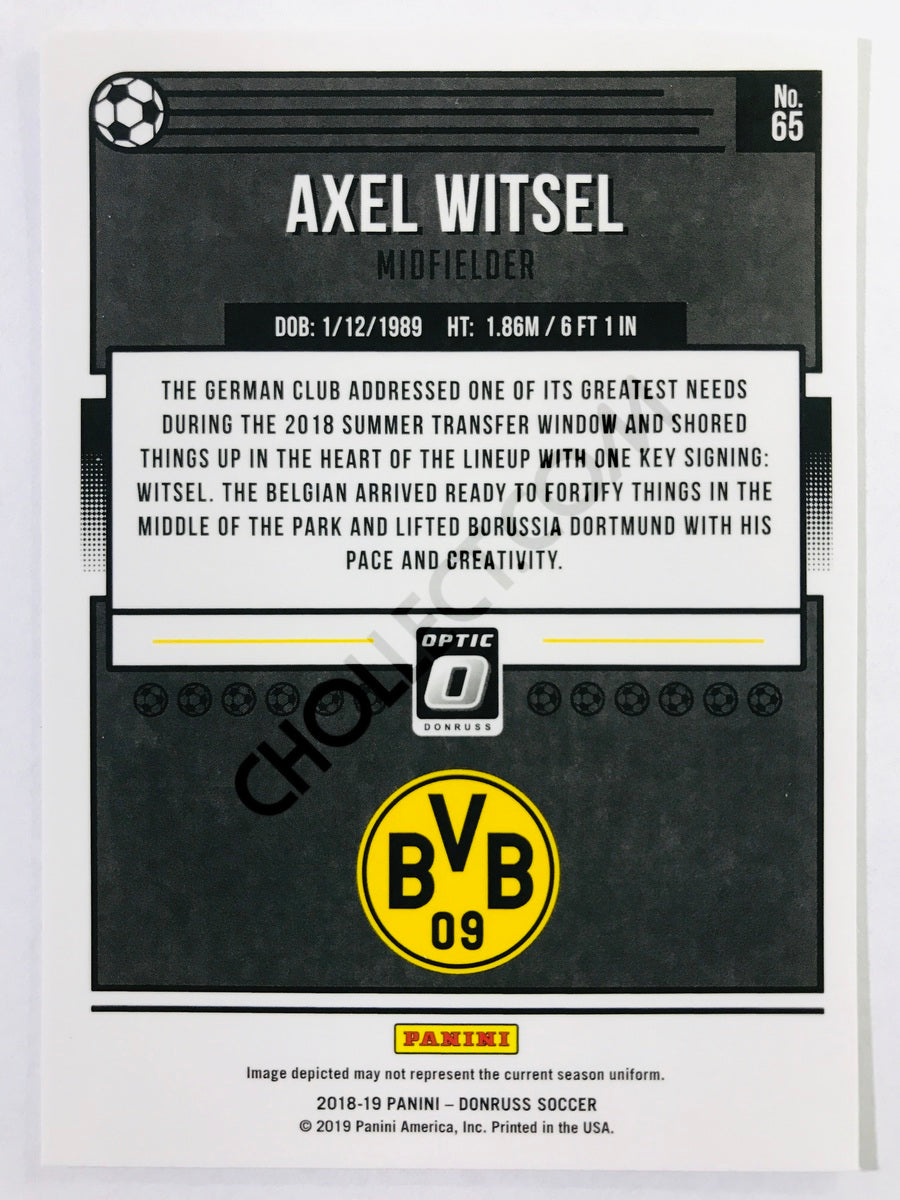 Axel Witsel - Borussia Dortmund 2018-19 Panini Donruss Optic #65