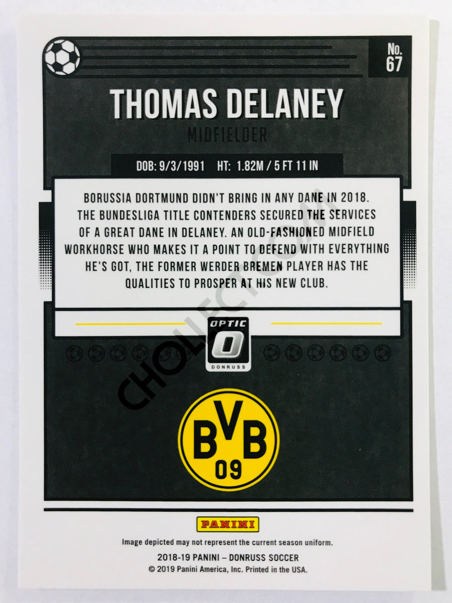 Thomas Delaney - Borussia Dortmund 2018-19 Panini Donruss Optic #67