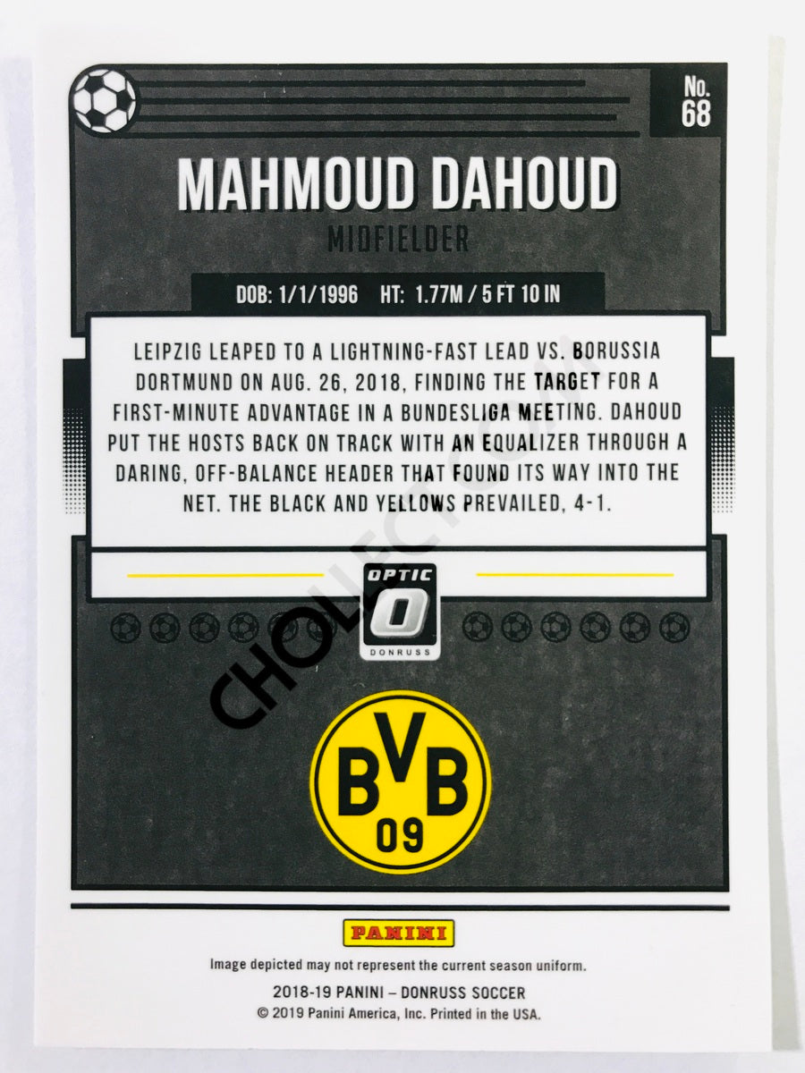 Mahmoud Dahoud - Borussia Dortmund 2018-19 Panini Donruss Optic #68