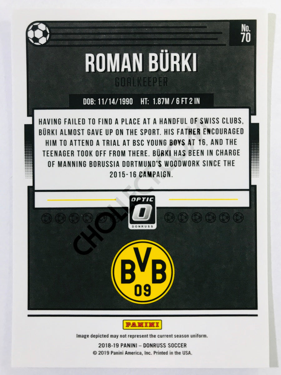 Roman Burki - Borussia Dortmund 2018-19 Panini Donruss Optic #70