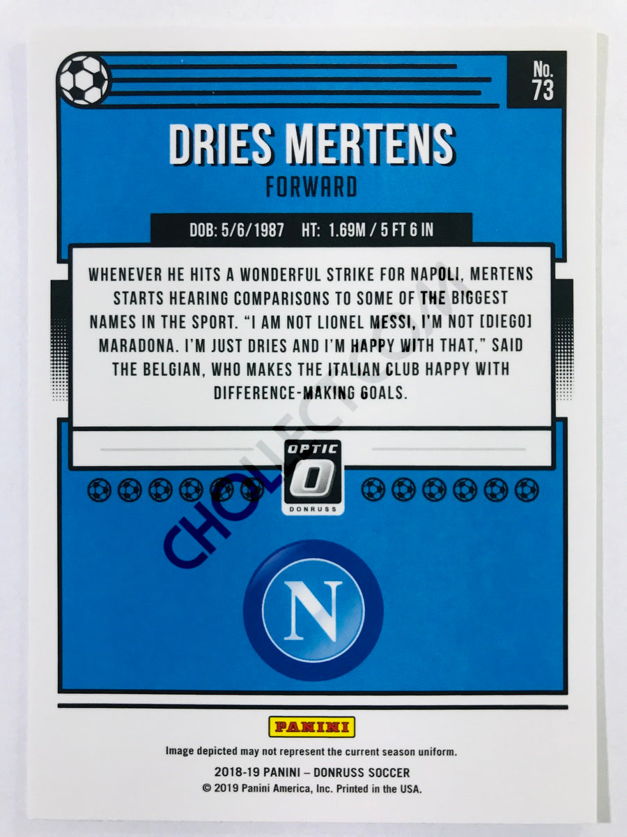 Dries Mertens - SSC Napoli 2018-19 Panini Donruss Optic #73