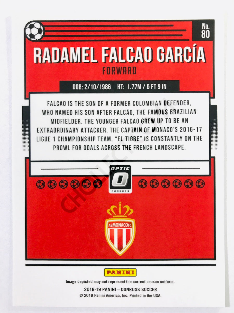 Radamel Falcao Garcia - AS Monaco 2018-19 Panini Donruss Optic #80