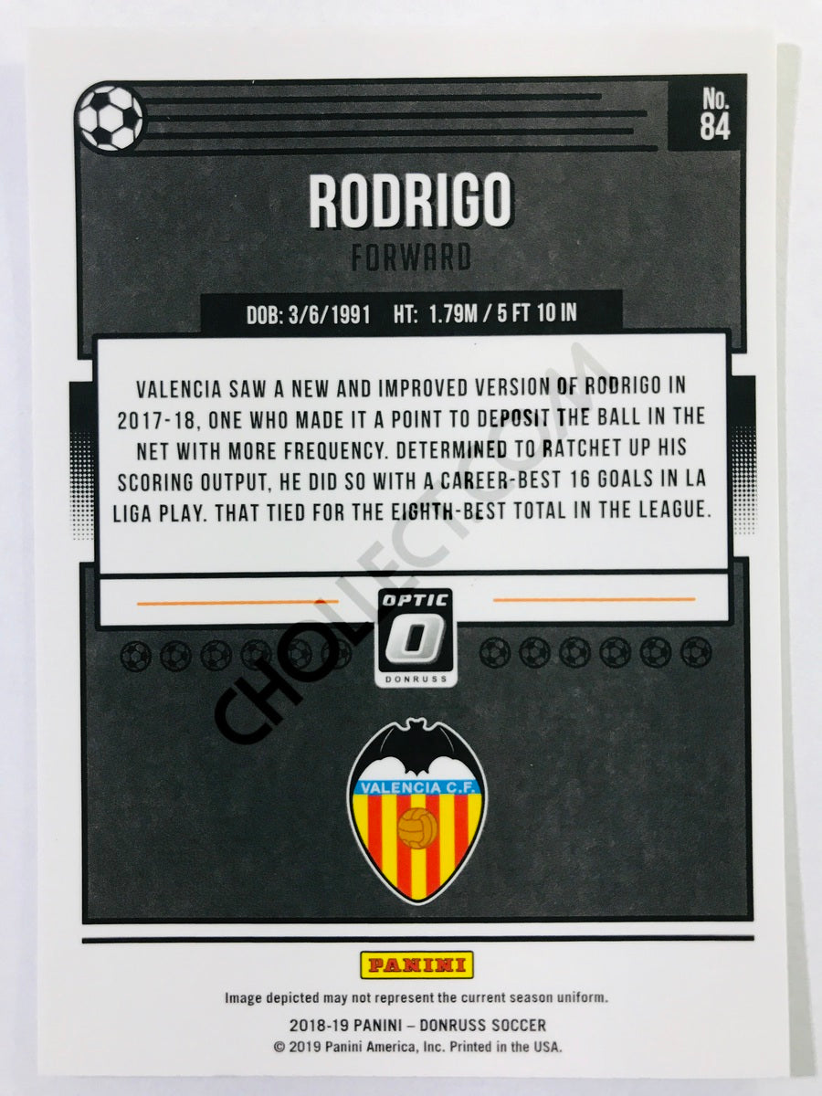 Rodrigo - Valencia CF 2018-19 Panini Donruss Optic #84