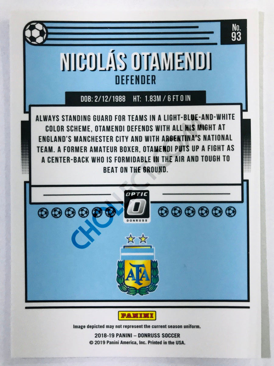 Nicolas Otamendi - Argentina 2018-19 Panini Donruss Optic #93