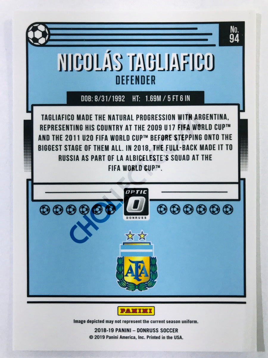 Nicolas Tagliafico - Argentina 2018-19 Panini Donruss Optic #94