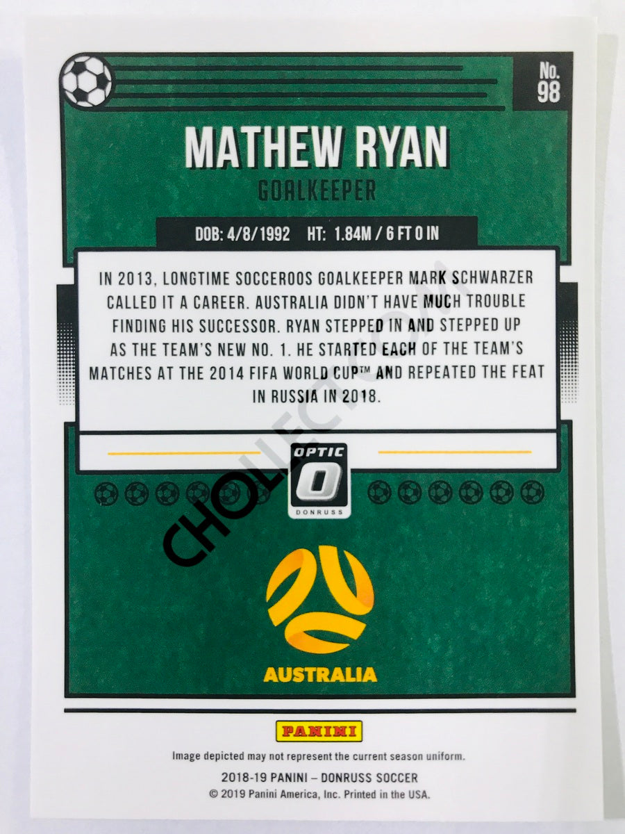 Mathew Ryan - Australia 2018-19 Panini Donruss Optic #98