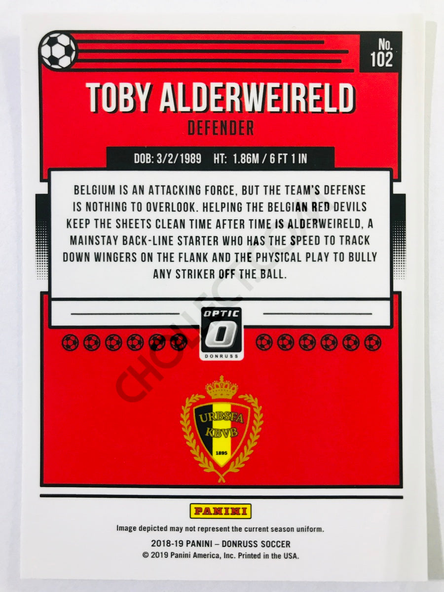 Toby Alderweireld - Belgium 2018-19 Panini Donruss Optic #102