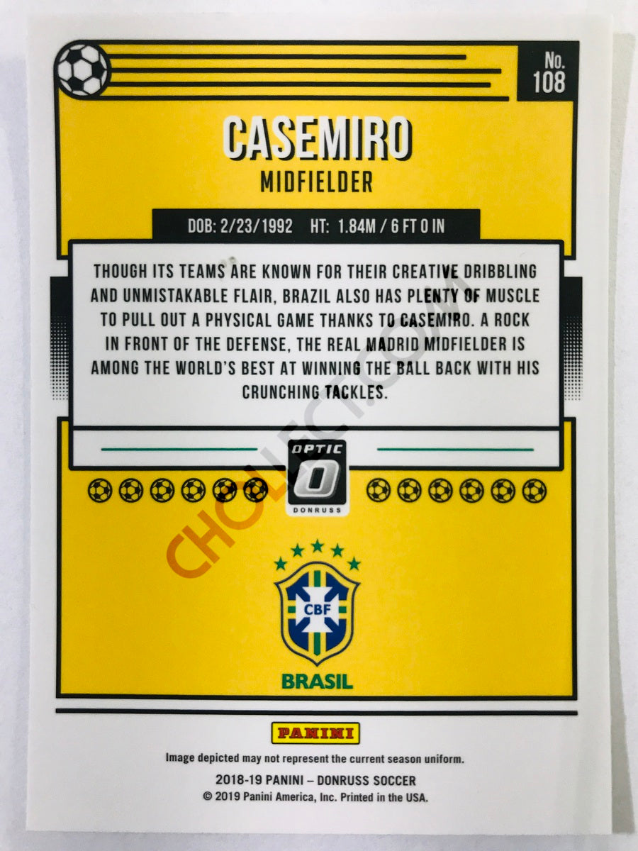 Casemiro - Brazil 2018-19 Panini Donruss Optic #108