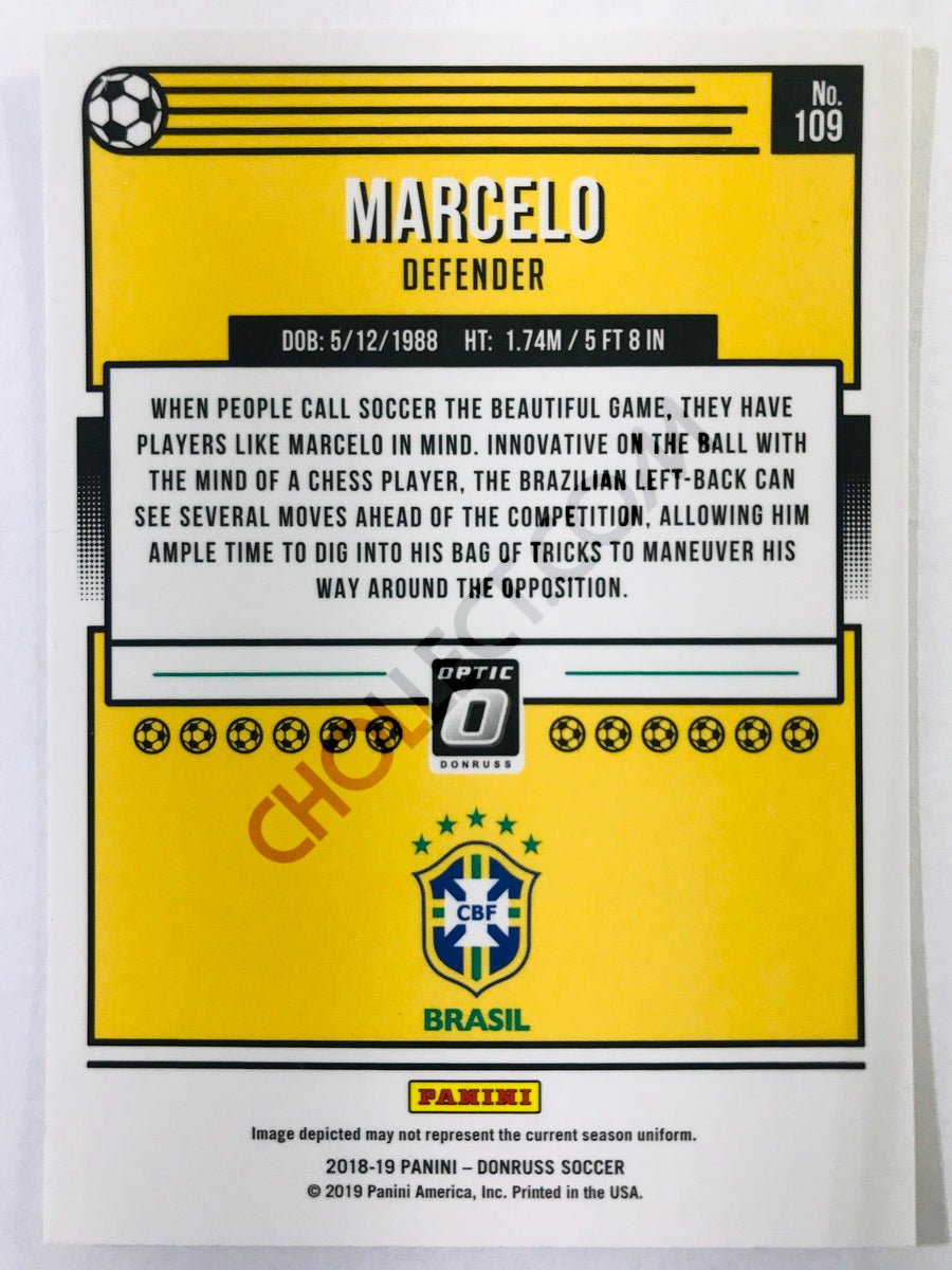 Marcelo - Brazil 2018-19 Panini Donruss Optic #109