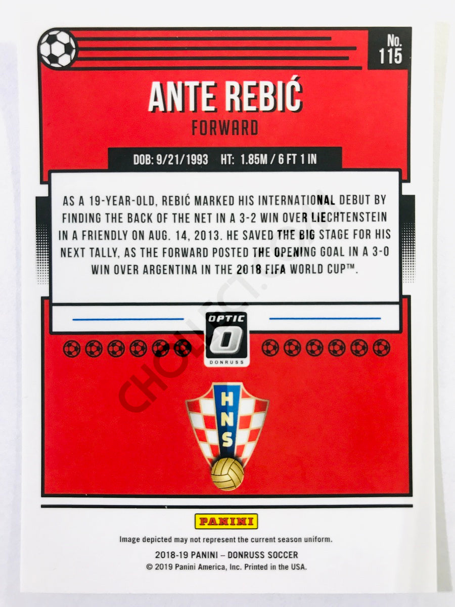 Ante Rebic - Croatia 2018-19 Panini Donruss Optic #115