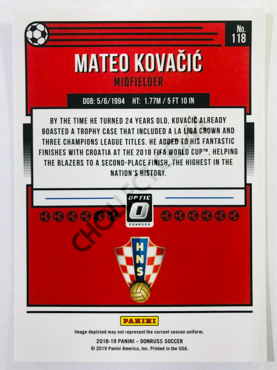 Mateo Kovacic - Croatia 2018-19 Panini Donruss Optic #118