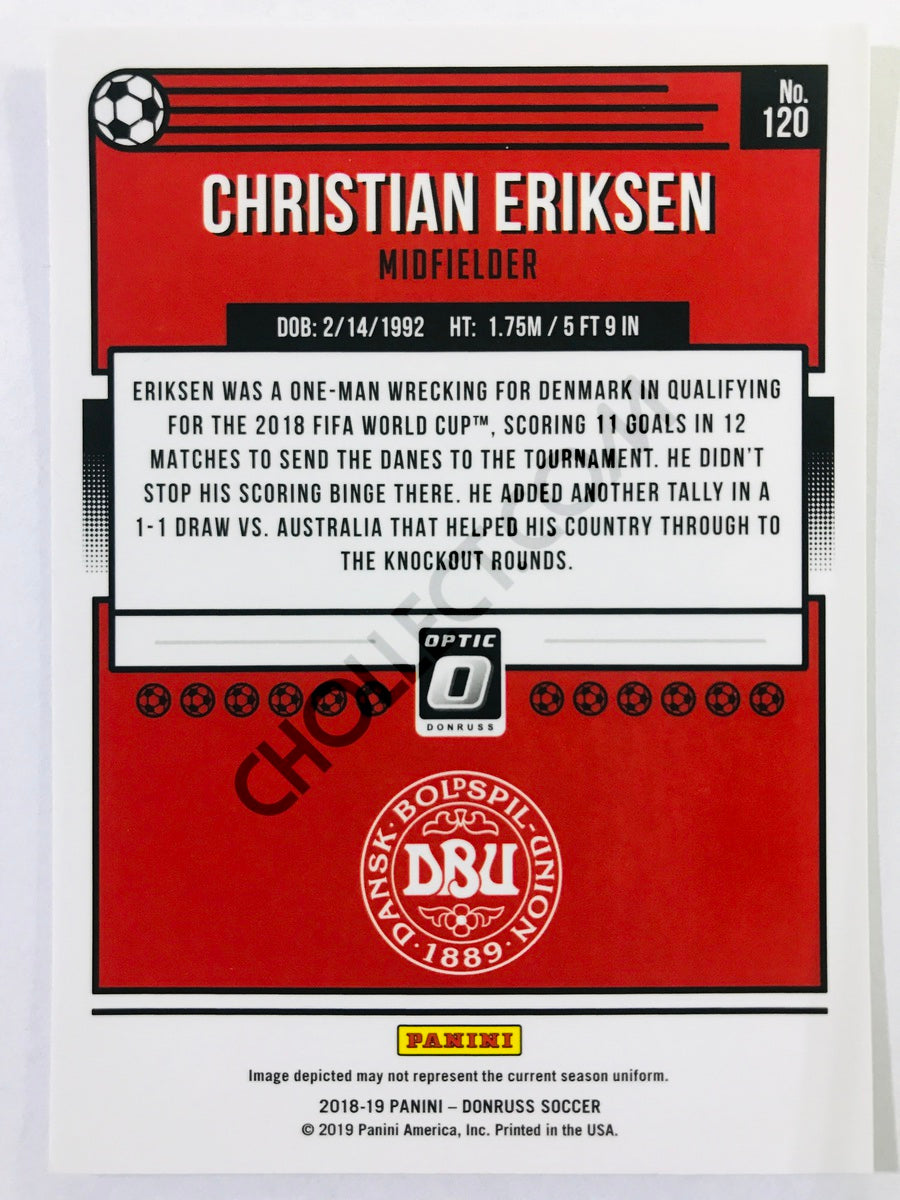 Christian Eriksen - Denmark 2018-19 Panini Donruss Optic #120