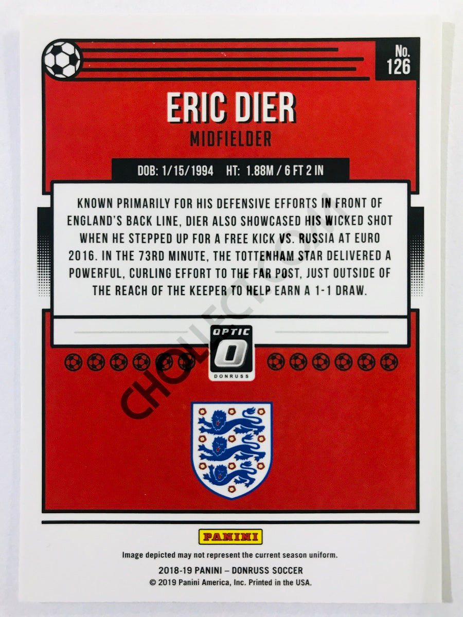 Eric Dier - England 2018-19 Panini Donruss Optic #126