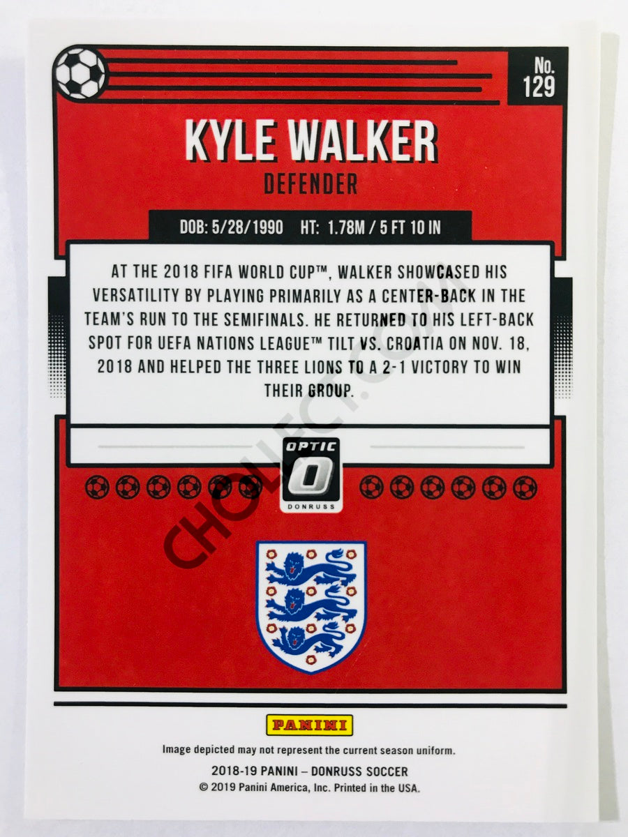 Kyle Walker - England 2018-19 Panini Donruss Optic #129