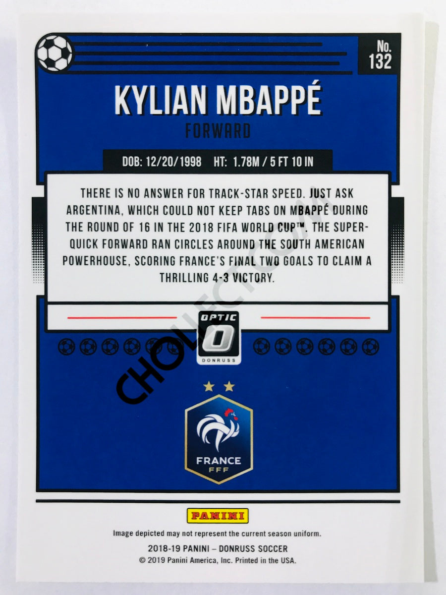 Kylian Mbappe - France 2018-19 Panini Donruss Optic #132