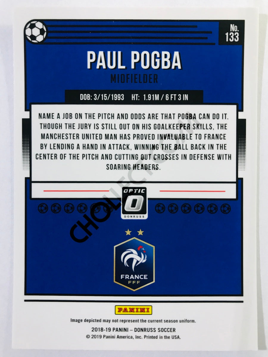 Paul Pogba - France 2018-19 Panini Donruss Optic #133
