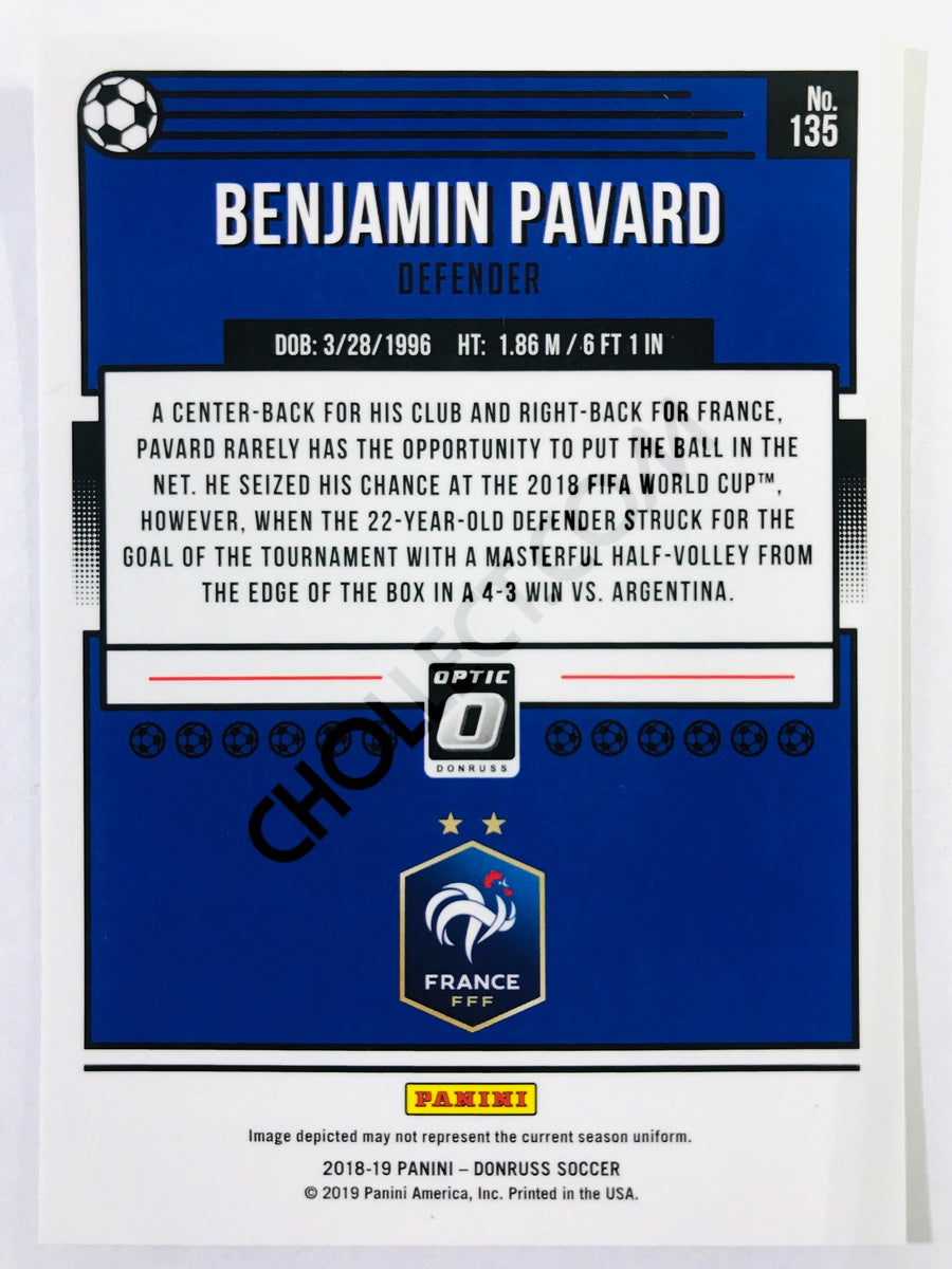 Benjamin Pavard - France 2018-19 Panini Donruss Optic #135