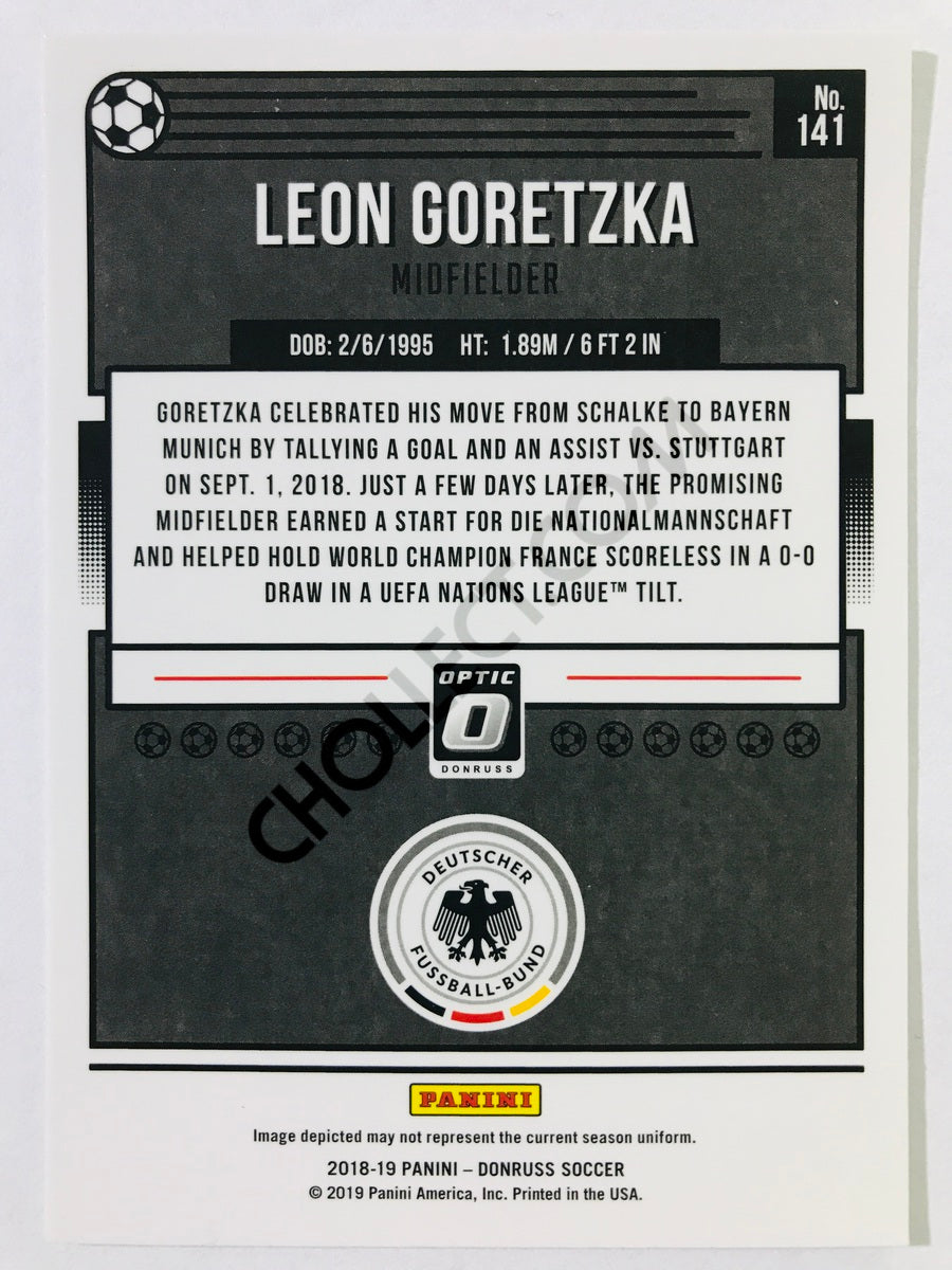 Leon Goretzka - Germany 2018-19 Panini Donruss Optic #141