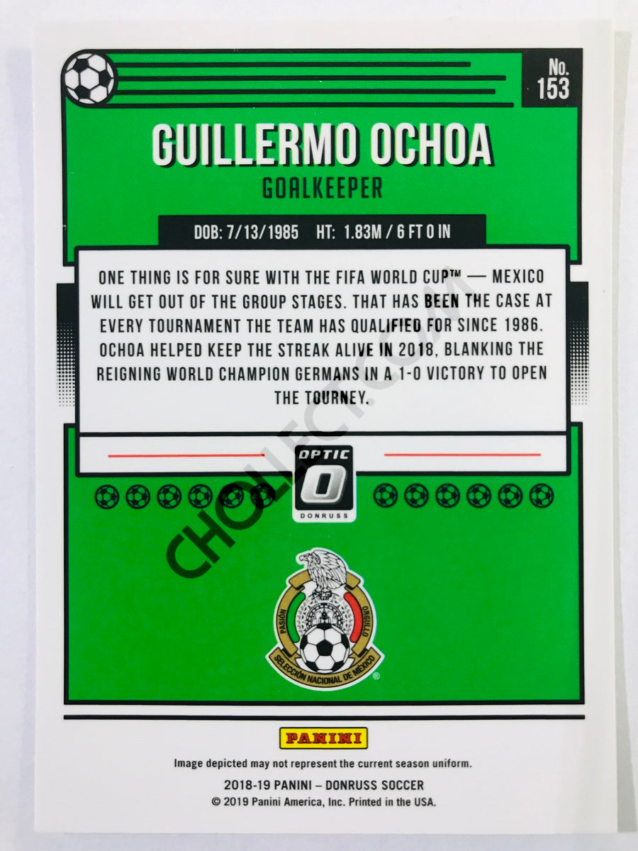 Guillermo Ochoa - Mexico 2018-19 Panini Donruss Optic #153