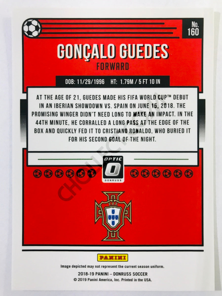 Goncalo Guedes - Portugal 2018-19 Panini Donruss Optic #160