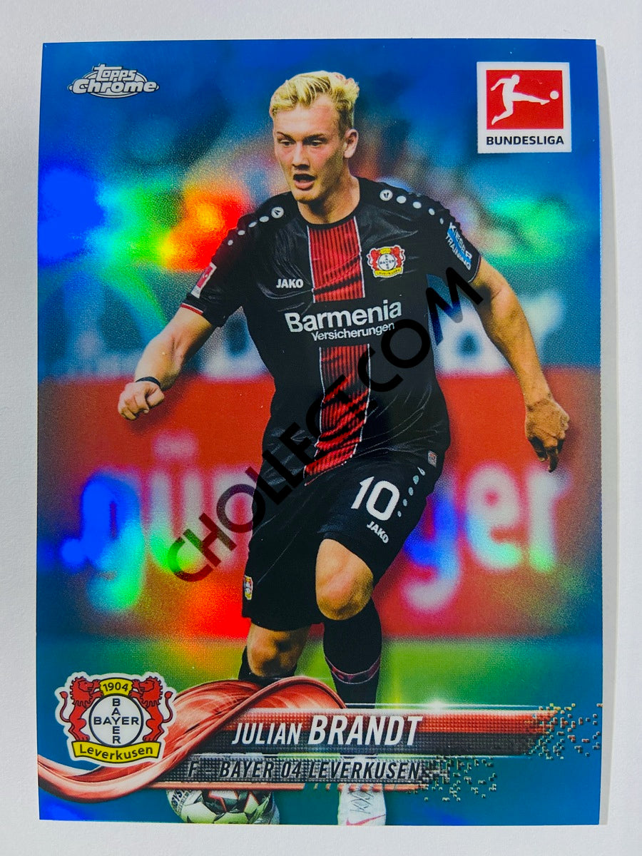 Julian Brandt - Bayer 04 Leverkusen 2018-19 Topps Chrome Bundesliga #48 Blue 009/199