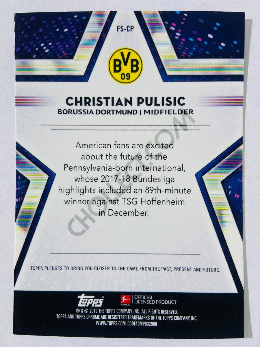 Christian Pulisic - Borussia Dortmund 2018-19 Topps Chrome Bundesliga Future Stars #FS-CP