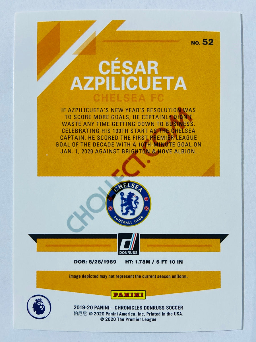 Cesar Azpilicueta - Chelsea FC 2019-20 Panini Chronicles Donruss #52