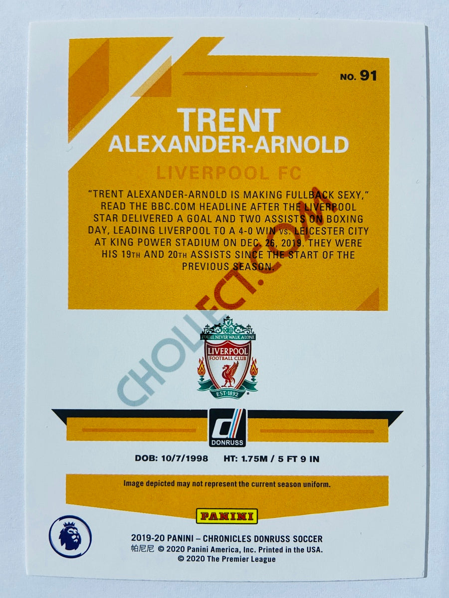 Trent Alexander-Arnold - Liverpool FC 2019-20 Panini Chronicles Donruss #91