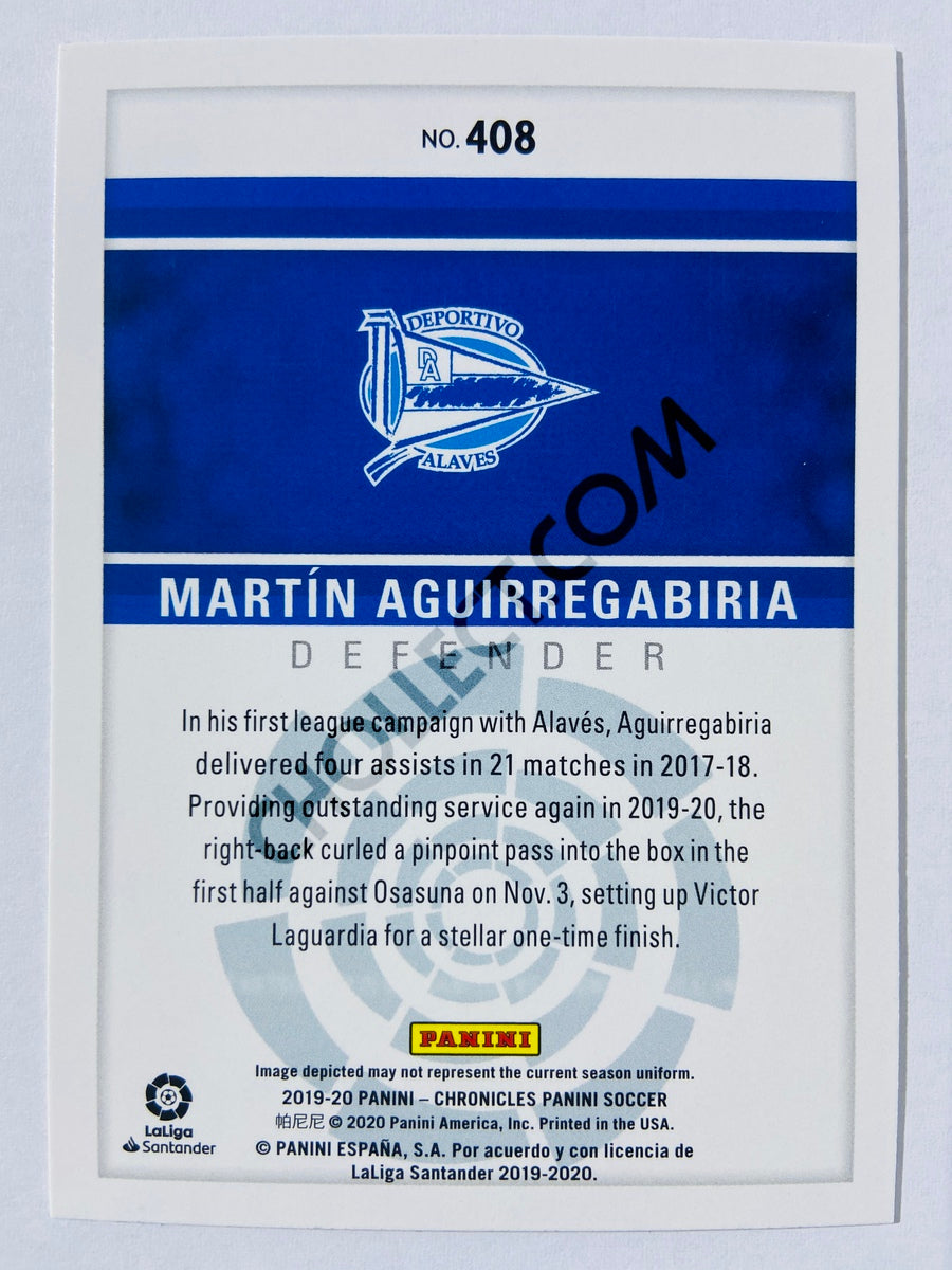 Martin Aguirregabiria - Deportivo Alaves 2019-20 Panini Chronicles Panini RC Rookie #408