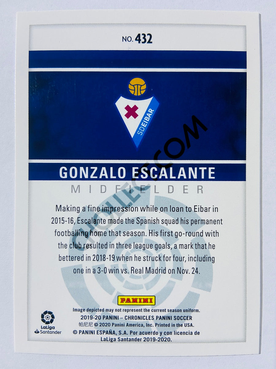 Gonzalo Escalante - SD Eibar 2019-20 Panini Chronicles Panini RC Rookie #432